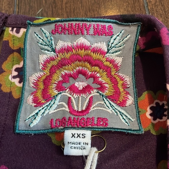 Johnny Was The Janie Favorite Floral Swing Tunic Top Boho Chic Oversized XXS - Picture 6 of 10